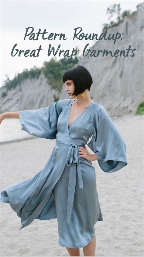 Pattern Roundup Great Wrap Garments Sewing Pattern Women Dress Wrap