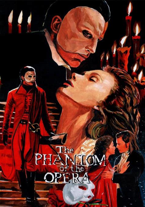The Phantom Of The Opera Poster Illustration Phantom Of The Opera