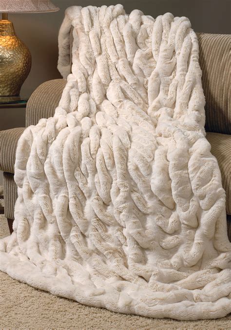 Luxury Faux Fur Blanket Queen Homesfeed