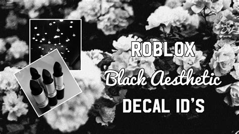 Images Id For Bloxburg Roblox Bloxburg Black Aesthetic Decal Id S Hot
