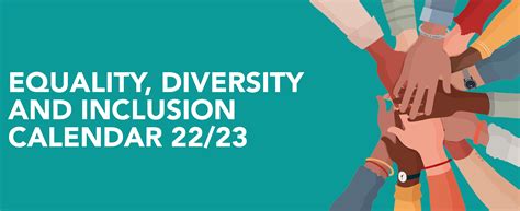Equality Diversity And Inclusion Calendar