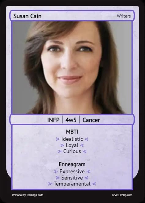 Susan Cain Enneagram Mbti Personality Type Level Life Up
