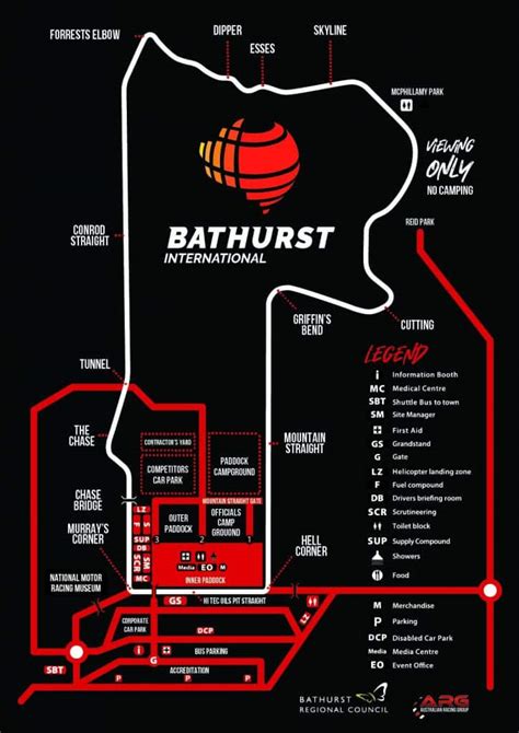 Track Map Bathurst International