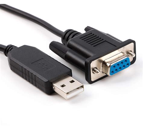 Letotech Cross Wired Usb Serial Cable Db9 Cp2102 Zt232 Usb Rs232 To Db9