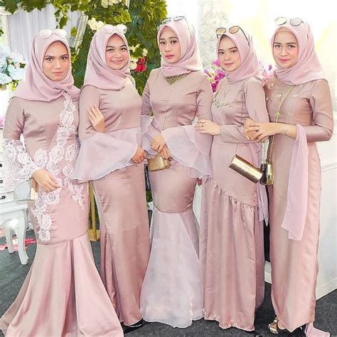 Dress Gaun Bridesmaids Hijab On Instagram Inspired From Indahpuspitastr