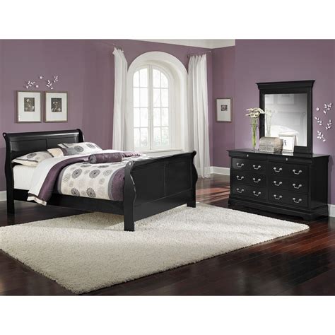 Whether you're drawn to sleek modern design or distressed rustic. Bedroom Colors With Black Furniture Large And Beautiful ...