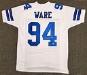 Dallas Cowboys Demarcus Ware Autographed Signed White Jersey Beckett ...