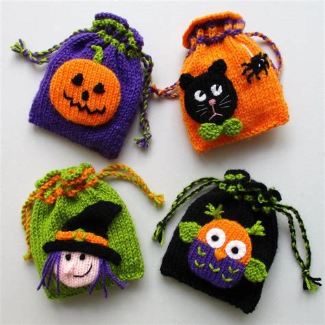 Bags Of Halloween Fun Knitting Pattern By Dollytime Lovecrafts