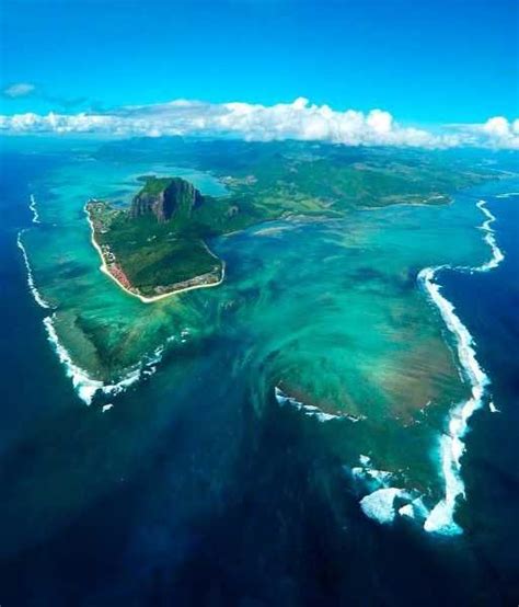 Underwater Waterfall Mauritius Helicopter Flight Tour Images Holidify