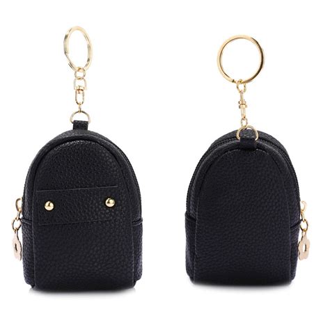 Agp1091 Stylish Black Handbag Keychain Charms