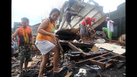 Typhoon Melor Hits Central Philippines Youtube