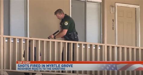 Deputies Say Suspect Jumped Out Of Window In Myrtle Grove Shots Fired