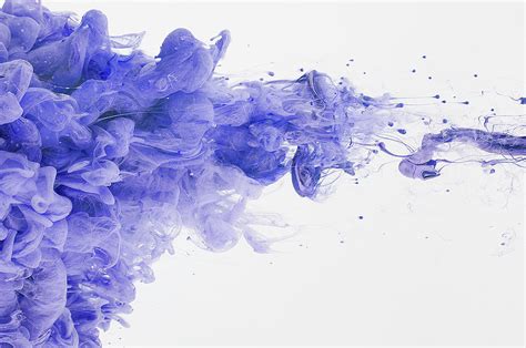 Ink In Water On White Background Photograph By Yagi Studio Fine Art