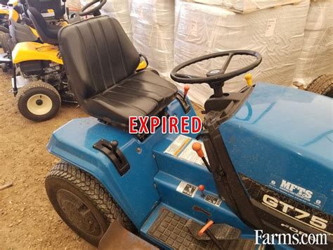 New Holland Gt75 Riding Lawn Mower Classified