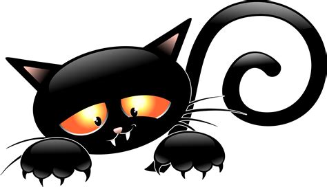 Halloween Cat Black Png Gambar Png Arts