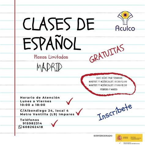 Clases De Español Para Extranjeros Fundación Aculco