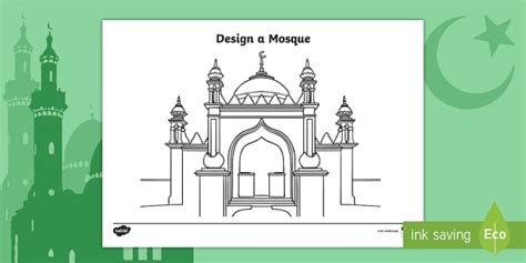 Design A Mosque Worksheet Teacher Made Twinkl