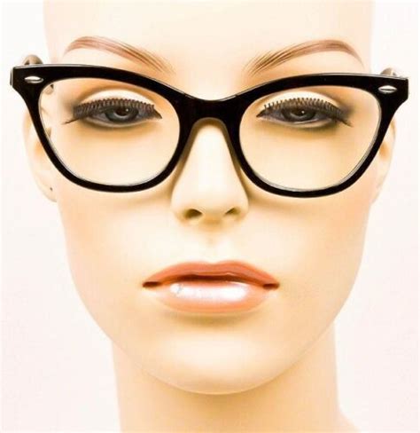 50s Rockabilly Cat Eye Demi Clear Lens Betty Pinup Wayfe Eyeglasses Frames 1404 Ebay