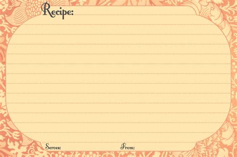 Select a recipe card template to get started quickly and make as many changes as you wish — you'll see the results instantly. Free Printable Recipe Cards | Call Me Victorian