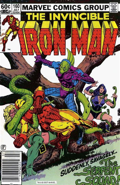 Comic Book Covers Iron Man 160 July 1982 Cover By Jim