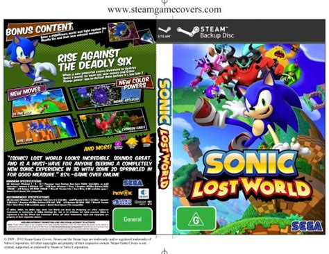 Steam Game Covers Sonic Lost World Box Art