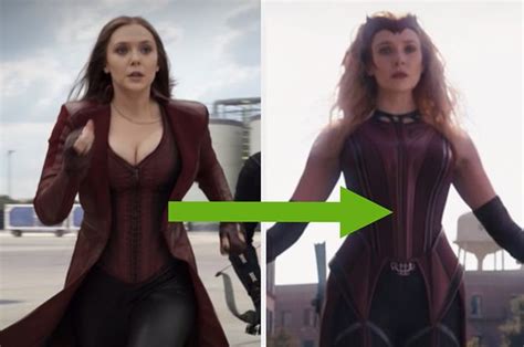 After Wishing She Could Change Her Avengers Costume Elizabeth Olsen