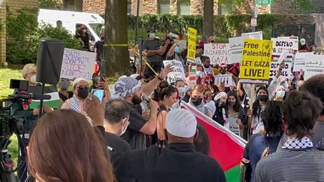 anti israel protest erupts at israeli embassy in dc fox news