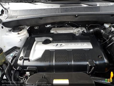20 Liter Dohc 16v Vvt 4 Cylinder Engine For The 2007 Hyundai Tucson