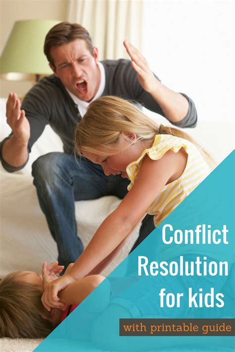 Step By Step Conflict Resolution For Kids The Printable Guide Is So