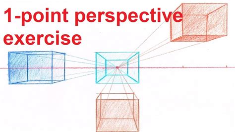 Linear Perspective Drawing Lesson 46 How To Draw One Point