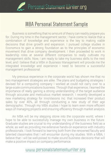 Check These Impressive And Good Personal Statement Examples