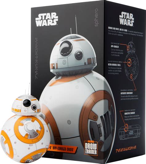 Customer Reviews Sphero Star Wars Bb 8 App Enabled Droid Orange And