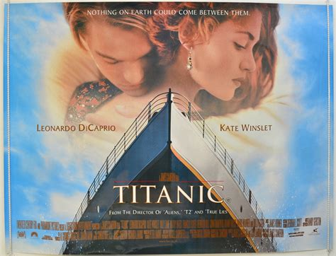 Titanic Original Cinema Movie Poster From British