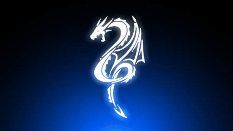 Digitalart Wallpapers Blue Wallpapers White Dragon By Extraterrien On