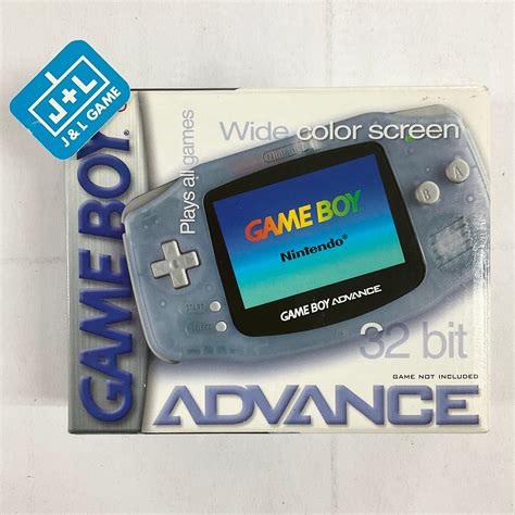 Nintendo Game Boy Advance Glacier Gba Game Boy Advance Pre Owne