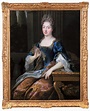 Portrait of Marie-Anne de Bourbon, attributed to François de Troy - Ref ...