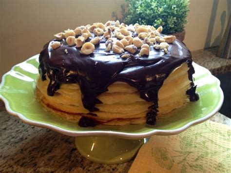 Chocolate Hazelnut Crepe Cake Recipe Crepe Cake Recipe Cake Recipes