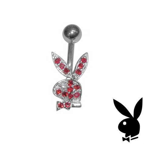 Details About Playboy Belly Ring Button Body Jewelry Sterling Silver