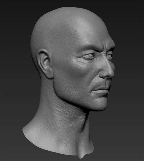 Asian Male Head 3d Model Cgtrader