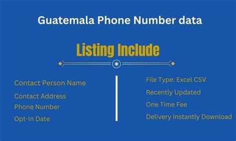 危地马拉电话号码 亚洲数据
