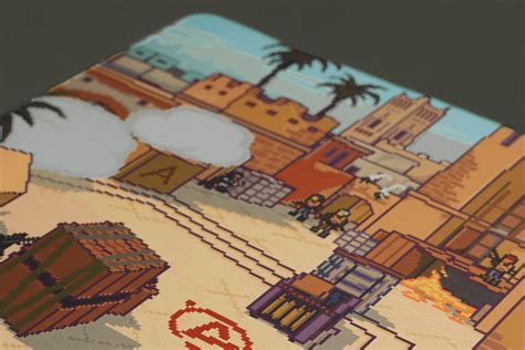 Pixel Art Mirage Mousepad