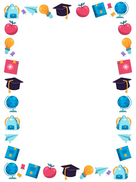 Preschool Graduation Border Clip Art Preschool Border