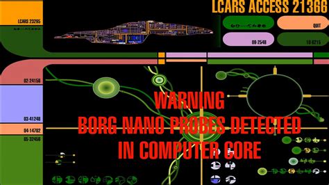 Star Trek Lcars Animations Borg Nanoprobes Youtube