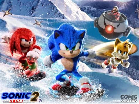 Surfez Sur La Neige Avec Sonic Tails Et Knuckles Dans La Nouvelle
