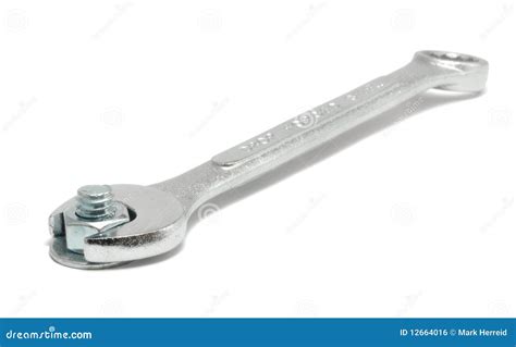Combination Wrench With Bolt Nut And Washer Stock Photo Image Of