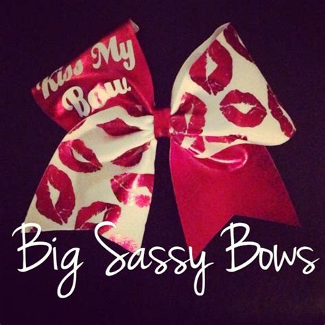 Kiss My Bow Cheer Bow For Sale Like Us On Facebook And Follow On