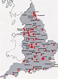 Printable Map Of England With Towns And Cities