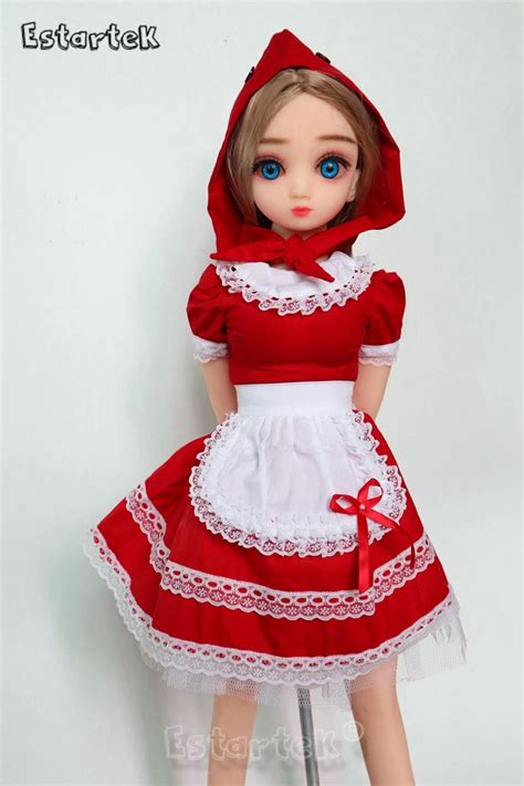 65cm estartek 1 3 high quality sexy soft tpe doll anime head lisa cosplay little red middle