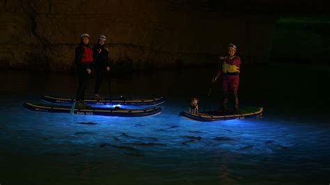 Underground Cavern Glow Underwater Lights Underground Cavern