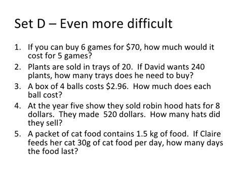 Say you face an algebraic problem such as Division Word Problems